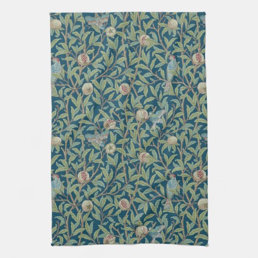 William Morris "Bird and Pomegranate"  Theedoek (Verticaal)
