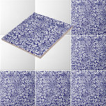 William Morris  Bird & Anemone Pattern Tegeltje<br><div class="desc">Dit is een digitaal verbeterde print, afgeleid van een antiek vogelpatroon en anemoon patroonontwerp van William Morris. William Morris was een Victoriaans tijdperk dichter, romanschrijver, textielontwerper en een belangrijk figuur van de British Arts and Crafts Movement. Zijn design hadden een middeleeuws-geïnspireerde esthetiek en respect voor handwerk en traditionele textielkunsten. Hij...</div>
