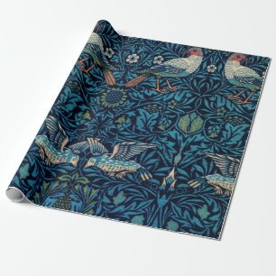 William Morris bird art Cadeaupapier