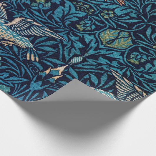 William Morris bird art Cadeaupapier (Hoek)