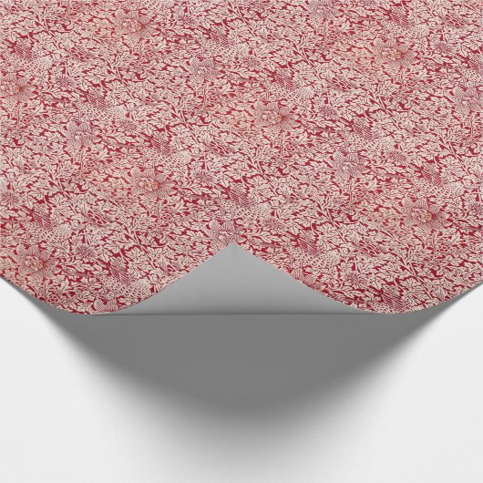 William Morris Bird en Anemone Cadeaupapier (Hoek)