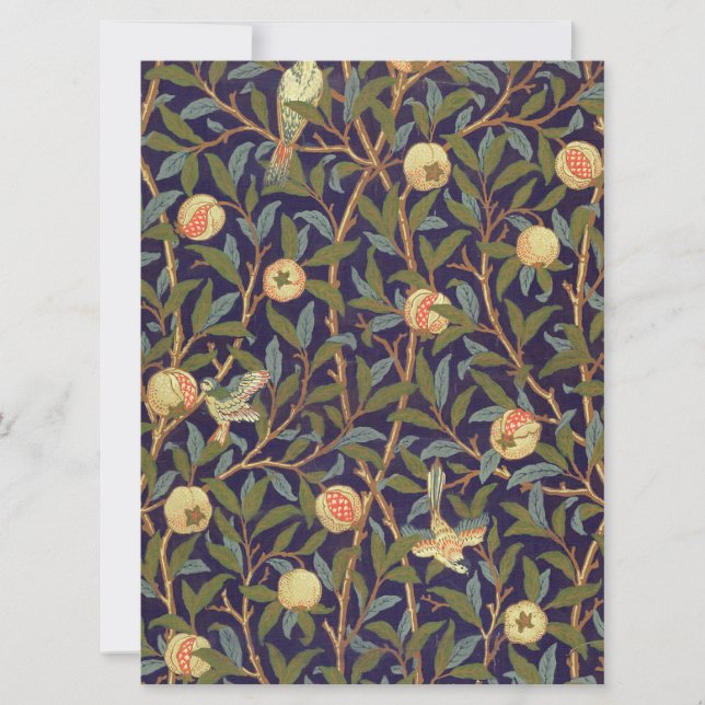 William Morris Bird en Pomegranate  Art (Voorkant)