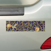 William Morris Bird en Pomegranate Art Bumpersticker (Op auto)