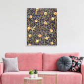 William Morris Bird en Pomegranate  Art Canvas Afdruk (Insitu (Woonkamer))