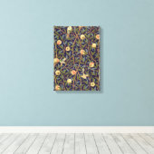 William Morris Bird en Pomegranate Art Canvas Afdruk (Insitu (Houten vloer))