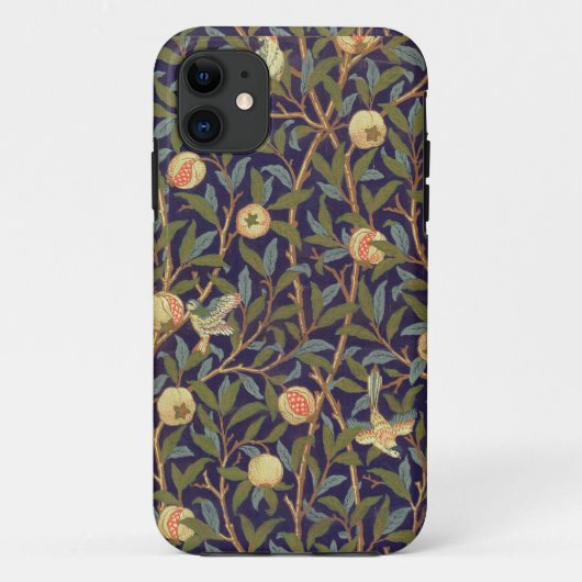 William Morris Bird en Pomegranate  Art Case-Mate iPhone Case (Achterkant)