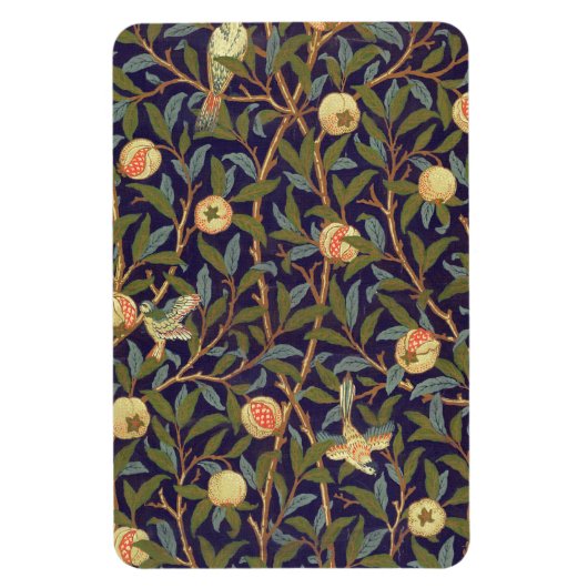 William Morris Bird en Pomegranate Art Magneet (Verticaal)