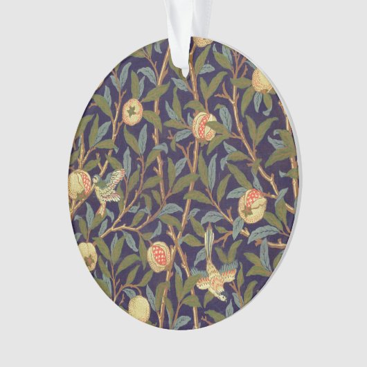 William Morris Bird en Pomegranate Art Ornament (voorkant)