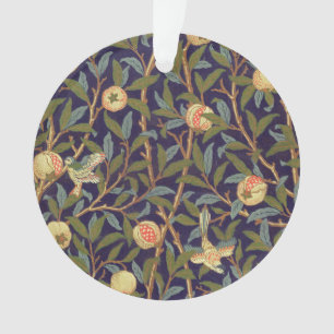 William Morris Bird en Pomegranate Art Ornament