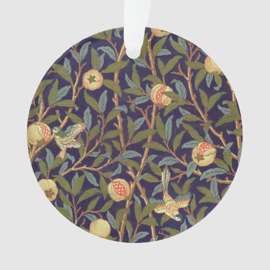 William Morris Bird en Pomegranate Art Ornament (voorkant)