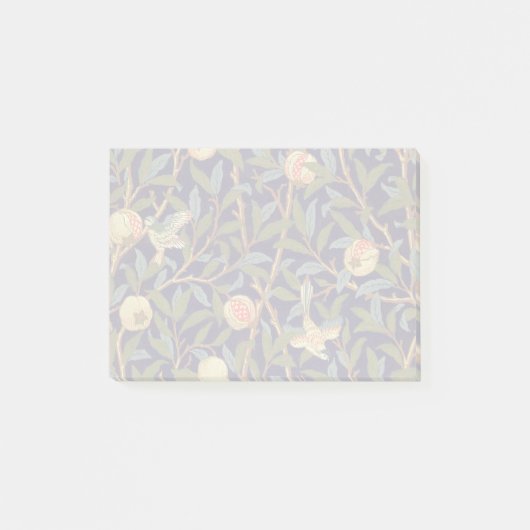 William Morris Bird en Pomegranate  Art Post-it® Notes (Voorkant)