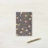William Morris Bird en Pomegranate  Art Post-it® Notes (Op bureau)