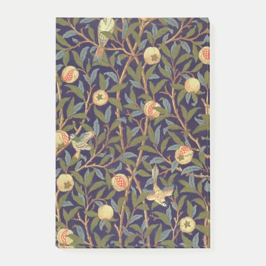 William Morris Bird en Pomegranate  Art Post-it® Notes (Voorkant)