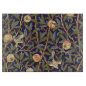 William Morris Bird en Pomegranate Art Snijplank (Voorkant)