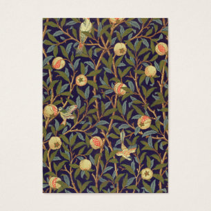 William Morris Bird en Pomegranate Art Visitekaartje
