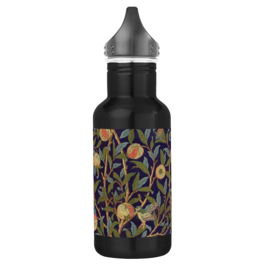William Morris Bird en Pomegranate  Art Waterfles (Links)