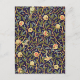 William Morris Bird en Pomegranate Briefkaart