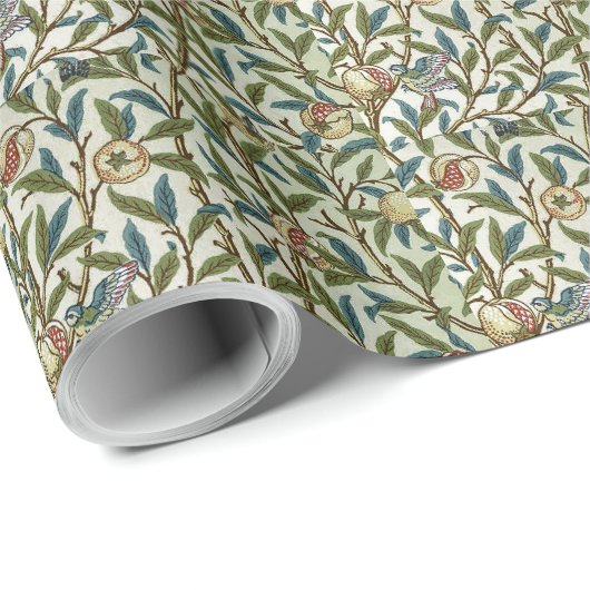 William Morris Bird en Pomegranate Cadeaupapier (Rol Hoek)
