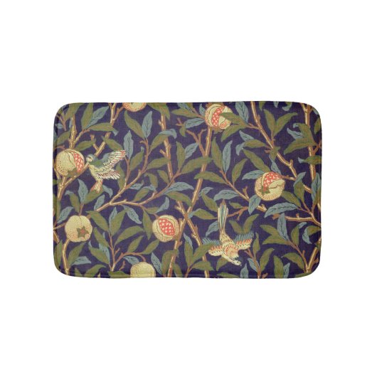 William Morris Bird en Pomegranate  Floral Badmat (Voorkant)