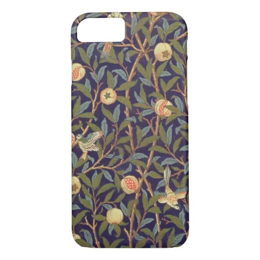 William Morris Bird en Pomegranate Floral  Case-Mate iPhone Case (Achterkant)