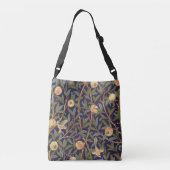 William Morris Bird en Pomegranate Floral Crossbody Tas (Achterkant)