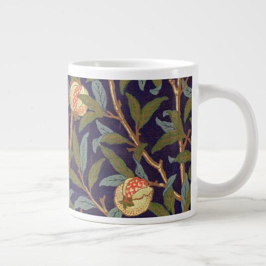 William Morris Bird en Pomegranate  Floral Grote Koffiekop (Rechts)