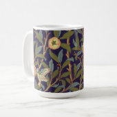 William Morris Bird en Pomegranate Floral Koffiemok (Voorkant links)