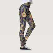 William Morris Bird en Pomegranate  Floral Leggings (Rechts)