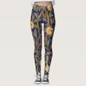 William Morris Bird en Pomegranate  Floral Leggings (Voorkant)