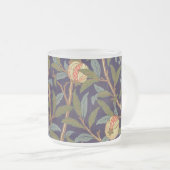 William Morris Bird en Pomegranate  Floral Matglas Koffiemok (Voorkant rechts)