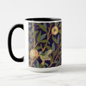 William Morris Bird en Pomegranate Floral Mok (Links)