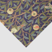 William Morris Bird en Pomegranate  Floral Tissuepapier (Detail)