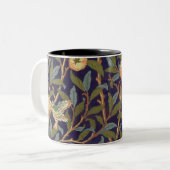 William Morris Bird en Pomegranate  Floral Tweekleurige Koffiemok (Voorkant links)