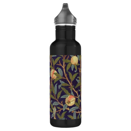 William Morris Bird en Pomegranate  Floral Waterfles (Rechts)