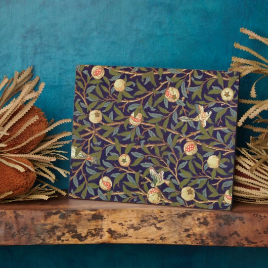 William Morris Bird en Pomegranate Fotoplaat (Zijkant)