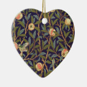 William Morris Bird en Pomegranate Keramisch Ornament (Rechts)