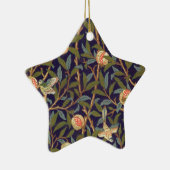 William Morris Bird en Pomegranate Keramisch Ornament (Rechts)