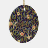 William Morris Bird en Pomegranate Keramisch Ornament (Rechts)