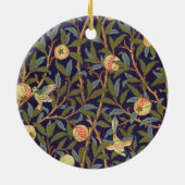William Morris Bird en Pomegranate Keramisch Ornament (Achterkant)