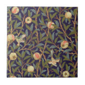 William Morris Bird en Pomegranate Tegeltje (Voorkant)