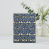 William Morris Bird Pattern Briefkaart (Staand voorkant)
