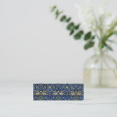 William Morris Bird Pattern Mini Visitekaartje (Staand voorkant)