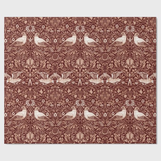 William Morris "Birds" 2 Cadeaupapier (Vlak)