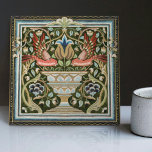 William Morris Birds and Tulips Green Art Nouveau Tegeltje<br><div class="desc">Welkom bij CreaTile! Hier vind je handgemaakte tegel design die ik persoonlijk heb gemaakt en keramische en porseleinen klei-tegels, of ze nu gekleurd of natuurlijk zijn. Ik ontwerp graag tegel en keramische producten, in de hoop je een manier te geven om je thuis om te vormen tot iets waar je...</div>