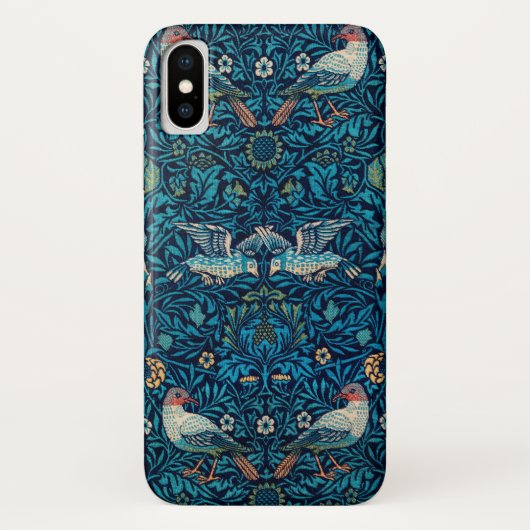 William Morris Birds Art Nouveau Floral Pattern Case-Mate iPhone Case (Achterkant)