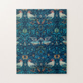 William Morris Birds Art Nouveau Floral Pattern Legpuzzel (Verticaal)
