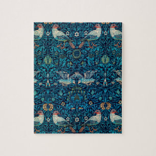 William Morris Birds Art Nouveau Floral Pattern Legpuzzel