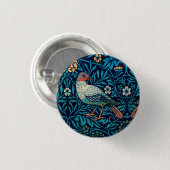 William Morris Birds Art Nouveau Floral Pattern Ronde Button 3,2 Cm (Voorkant /achterkant)