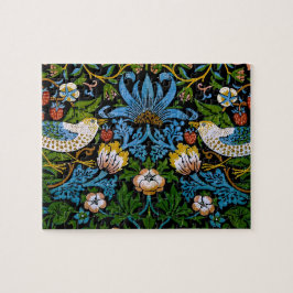 William Morris Birds Bloemen Aardbeien Fine Legpuzzel