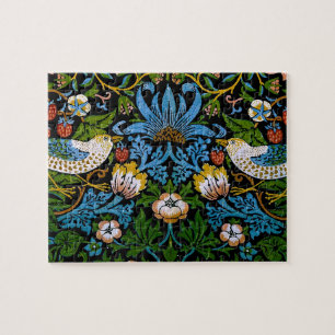 William Morris Birds Bloemen Aardbeien Fine Legpuzzel